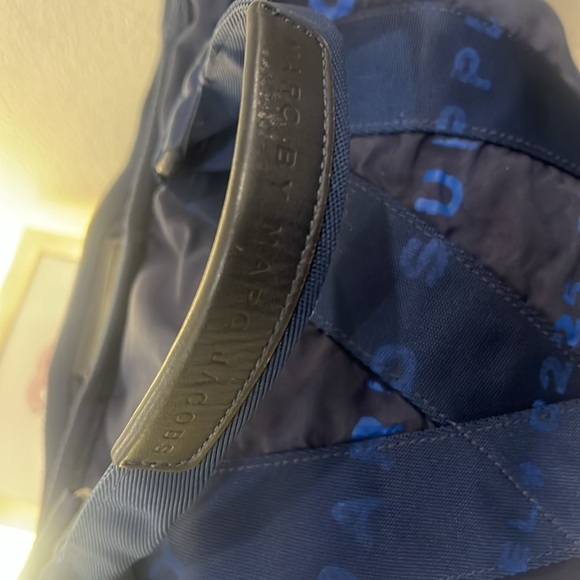 Marc By Jacobs Leather Tote Bag Indigo Large Capacity navy/blue 2013 collection - Picture 5 of 16